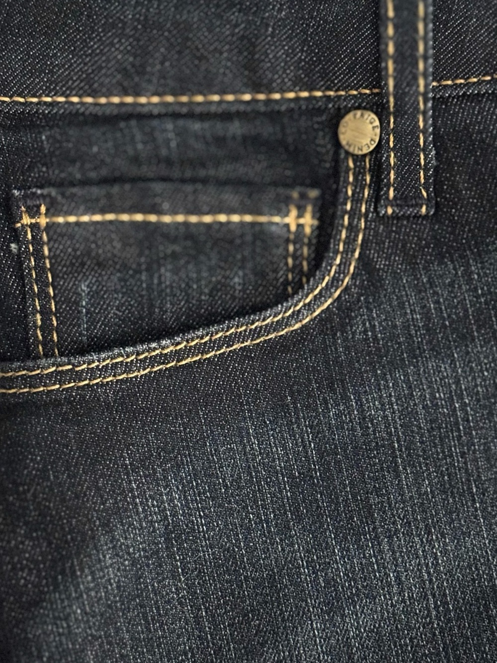 PAIGE Skyline Boot (28x32P) Jeans Carson Dark Wash Mid Rise Slim Flare - Picture 6 of 14